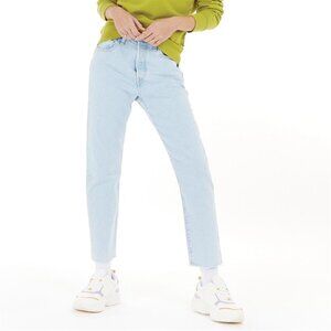 Levi's 501 Cropped Original Women's Jeans 28x26 (Light Wash)